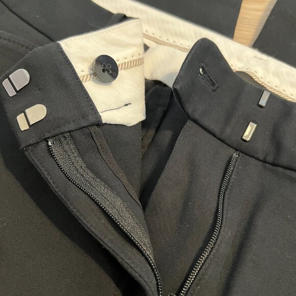 Talbots Hampshire Ankle Black Pants Sz 16 Office Career Sleek and sophisticated - Picture 3 of 10